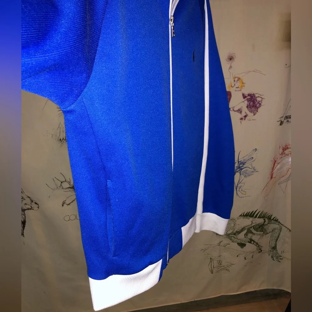Polo by Ralph Lauren Royal Blue and White Track Jacket